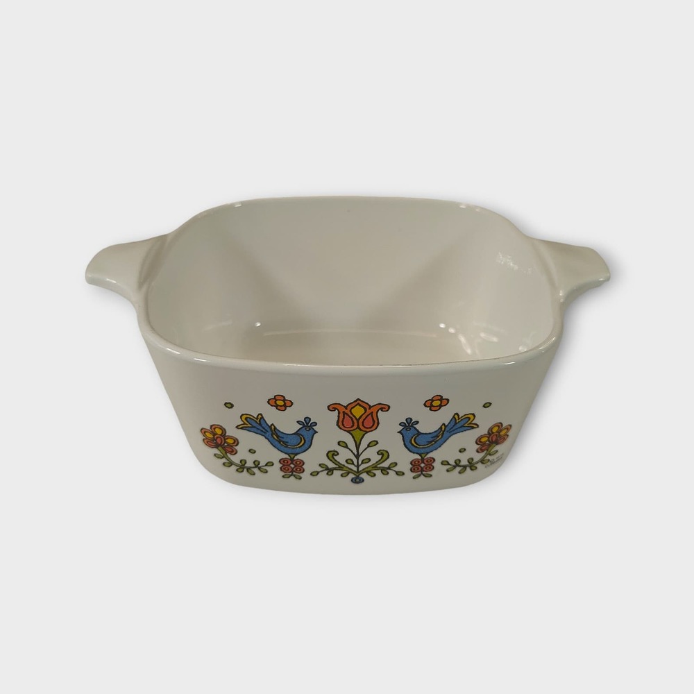 Corningware White and Blue Cookware Dish